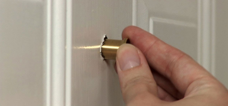 peephole door repair in Rockledge